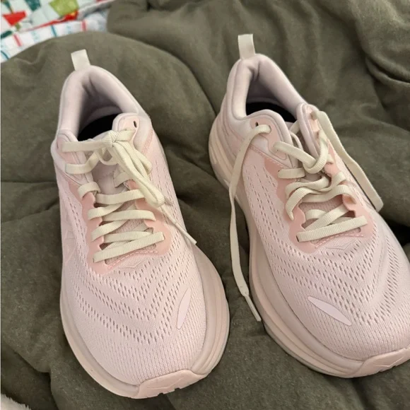 Hoka Women's Light Pink Athletic Shoes - Picture 2 of 4